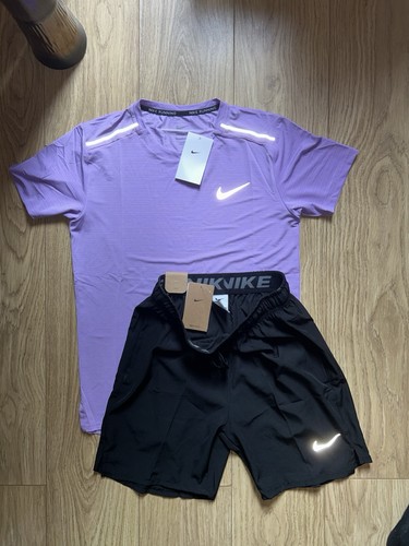Purple top black - purple, shorts