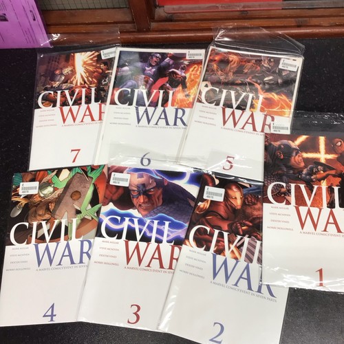 Civil war marvel - war, #1-7