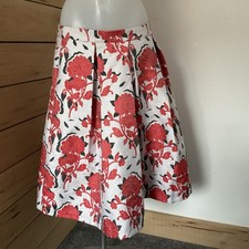 Laura Ashley Red Floral A-Line