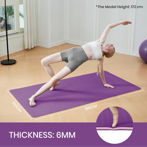Large yoga mat for women - large,