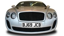 JCB Private Reg Number Plate BJ69 JCB digger, dumper, plant hire, hitachi, cat, 