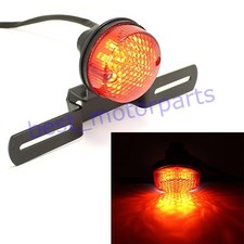 Cafe Racer Bobber Custom Motorcycle Bikes Round LED Stop Tail Rear Brake Light A