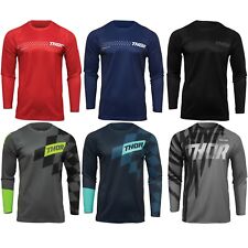 THOR SECTOR MOTOCROSS JERSEY MOTOCROSS MTB BIKE BLUE RED BLACK GREY