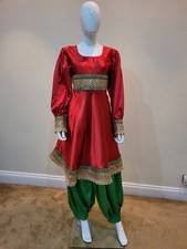 ladies suite Afghan two pieces  suite satin dress for women Afghan dress m size