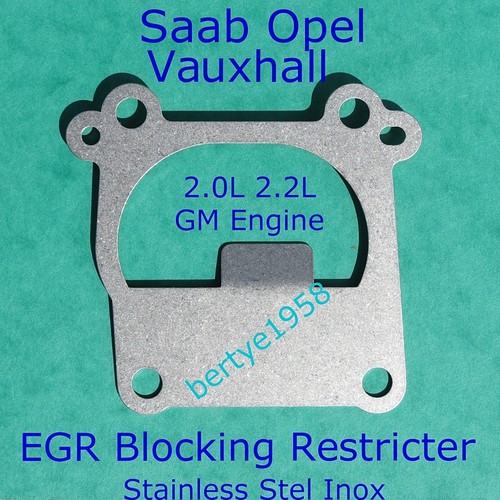 Egr valve restricter plate - egr,