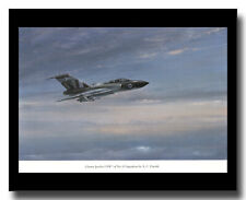 Gloster Javelin FAW7 delta wing fighter RAF 33 Squadron framed picture Harold