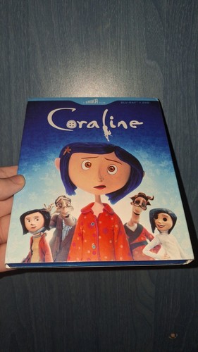Coraline blu ray dvd with - coraline, blu-ray/dvd