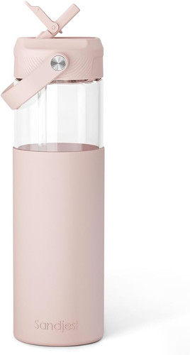 Sandjest glass water bottle - sandjest,