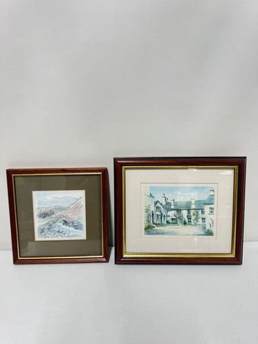 Vintage framed lake - vintage, district