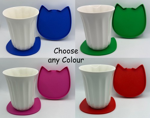 Cat shape coasters - coasters, set