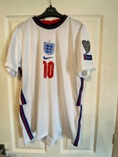 england home football shirt size xl number 10 sterling