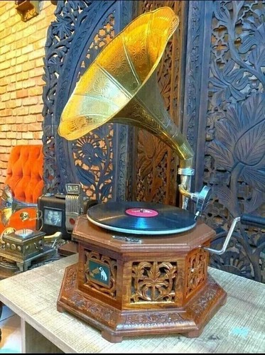 Vintage gramophone antique - gramophone,