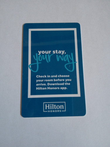 Hilton hotel key - hotel, card