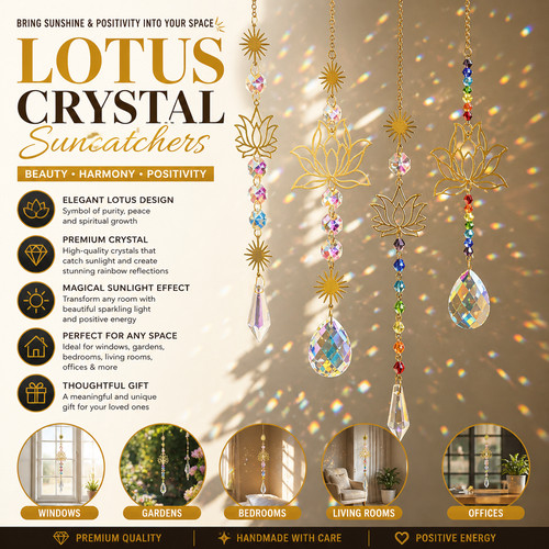 Crystal sun catcher prism - crystal,