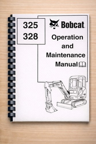 Bobcat 325 328 operation - 325, &