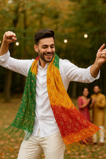 Men’s Mehndi Scarf Dupatta