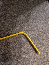 S bar yellow for T4 cob saddle Thorowgood, Kent & Masters. vgc