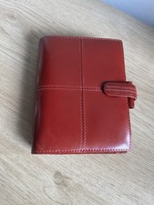 Filofax Pocket Cross Deep Red