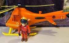 Fireman Sam Wallaby Helicopter Play Set Toy Vehicle - Used