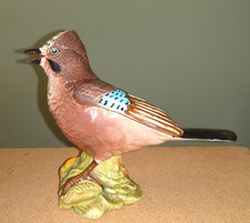 Large Vintage Beswick Porcelain Jay Bird Figure Model 2417