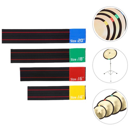 Pcs drum silencer pads set - 4,