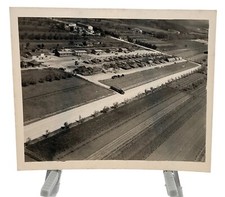 WW2 Photo U.S. Base Camp