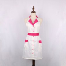 Ladies Apron Lapel Pockets