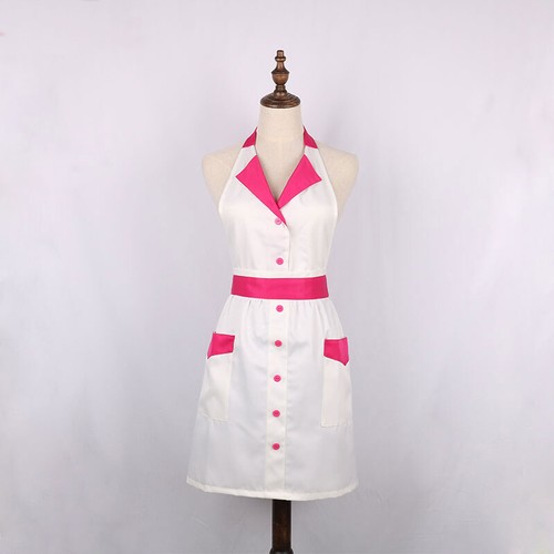Women apron lapel pockets - apron,