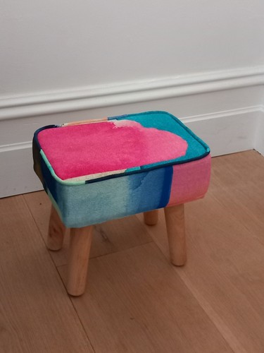 Funky footstool bluebellgray - footstool,