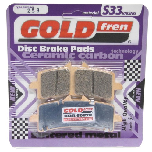 Goldfren s33 brake pads - pads, front