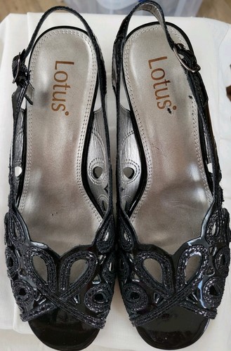 Lotus black patent - lotus,