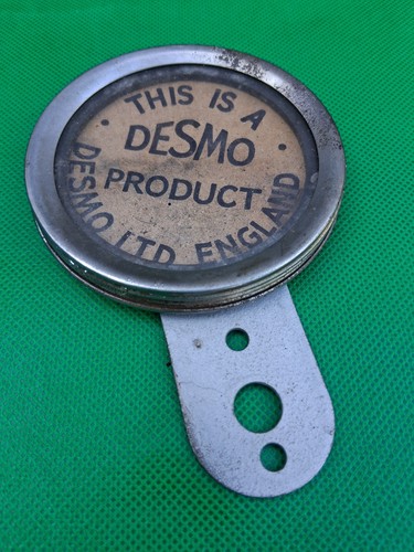 Vintage desmo tax disc holder - desmo,
