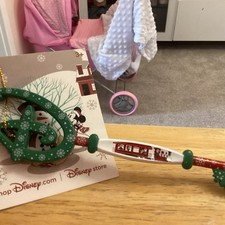 Disney Store Christmas 2019 Holiday Key - Limited Edition Mickey & Friends Train