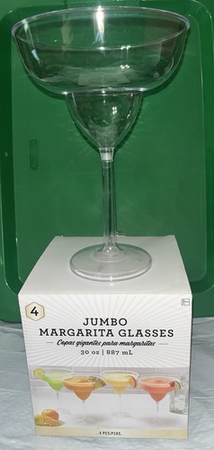 Clear jumbo martini glasses - jumbo,