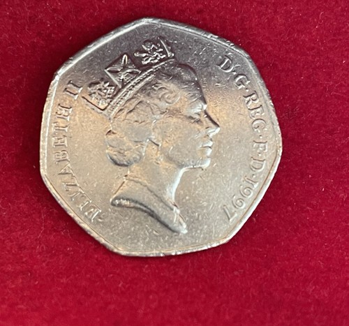 1997 britannia 50p coin rare
