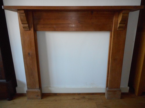 Pine fire surround mantelpiece - pine, surround/mantelpiece