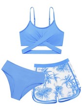 Girl's 3 Piece Bikini Set