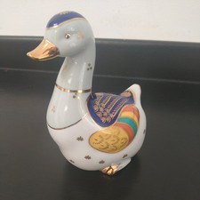 Bellwood Artistic Studio Linchmere Imari Style Duck Figurine circ 1980