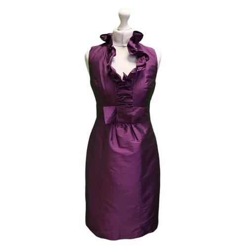 Neck evening pencil dress - v-neck,
