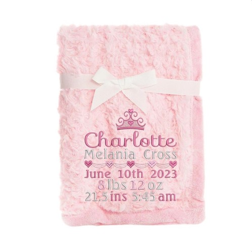 Personalised baby blanket - baby,
