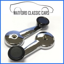 MG Chrome window winders Pair