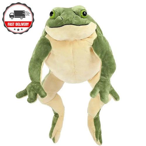 Giant frog plush - frog, soft