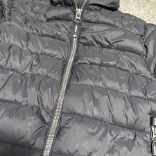 SUPERDRY Womens Girls Teenager  Fuji Bomber Jacket Quilted Windcheater Black 14 