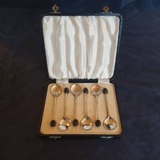 Cased vintage epns coffee - 6x,