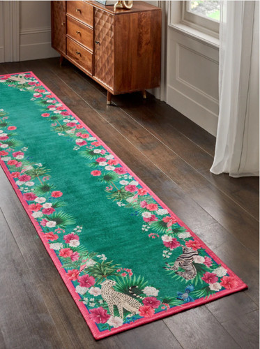 Multi washable safari runner - multi,