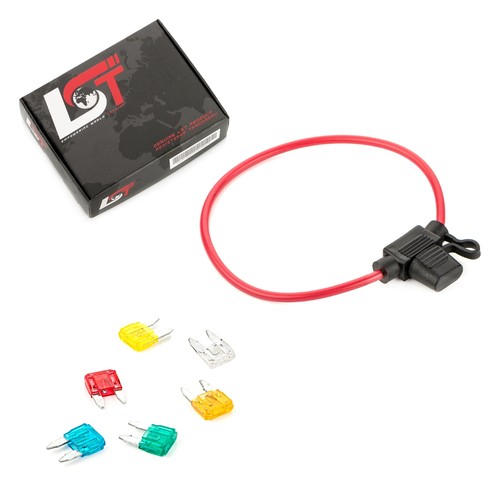 Fuse holder with - fuse, car