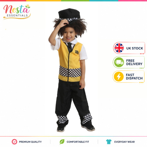 Kids police boy costume - boy, &