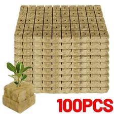 50 x Soiless Rockwool Propagation Planting Cubes SBS Seeds Cuttings Pots Garden