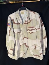 Gulf War US Army DCU Camouflaged Combat Field Coat/Jacket  - Large/Regular