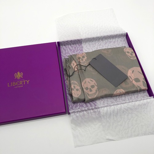 Alexander mcqueen silk - mcqueen, grey